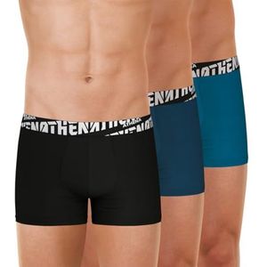 Easy Sport - Boxershorts - Zwart + Blauw - Katoen - Set van 3