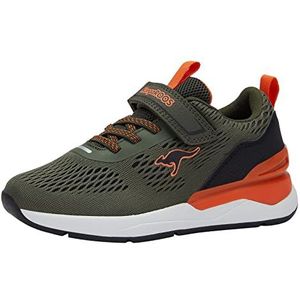 KangaROOS KD-Rule EV sneakers, uniseks, olijf/vlam, 37 EU, Olive Flame, 37 EU