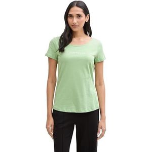 TOM TAILOR T-shirt voor dames, 37116 - True Green, XL