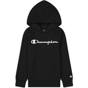 Champion Legacy American Classics B-Ultralight Powerblend Fleece Sweatshirt met capuchon voor kinderen en jongens, Zwart, 5-6 jaar