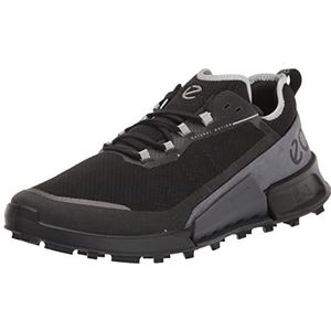 ECCO Biom 2.1 Low Textile Trailloopschoen voor heren, Zwarte magneet, 10 UK