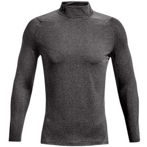 Under Armour CG Armour Fitted Mock-Charcoal Light Heather Zwart