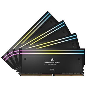 Corsair - Dominator - RAM Geheugen - Zwart - 96 GB (4x24 GB), 6400 MT/s, Ongebufferd, XMP 3.0