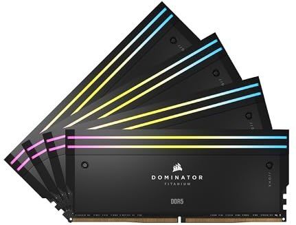 Corsair - Dominator - RAM Geheugen - Zwart - 96 GB (4x24 GB), 6400 MT/s, Ongebufferd, XMP 3.0