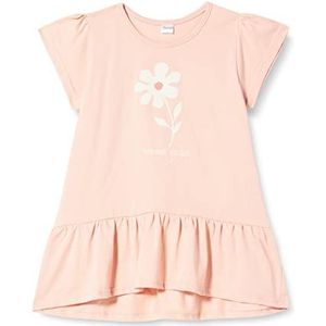 Pinokio Tunic T-shirt met korte mouwen, Pink Summer Garden, 62 cm