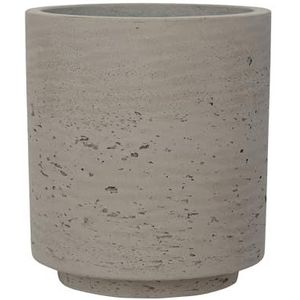 Pottery Pots Beige-Grey Flower Pot Diameter 18 cm Hoogte 16,5 cm