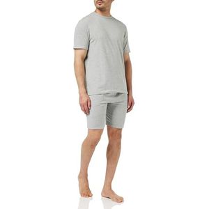 Calvin Klein Heren S/S Korte Set Pyjama, Grijze Hei, L
