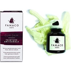 Famaco Unisex's professionele vloeibare permanente kleurstof voor leer, suède en nubuck schoeisel, marine, one size
