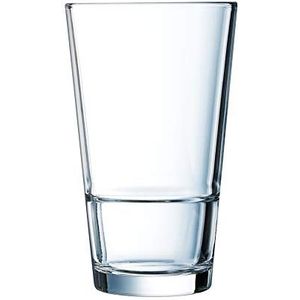 Arcoroc ARC H5641 Stack Up Long Drink Glas, 470 ml, Glas, Transparant, Pack van 6