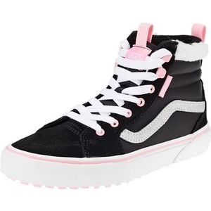 Vans Filmore Hi Vansguard sneakers voor meisjes, Suède Nylon Zwart Wit, 32 EU