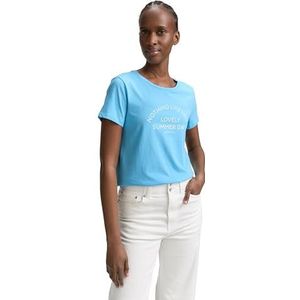 TOM TAILOR Denim T-shirt voor dames, 15592 - Helder Lichtblauw, M