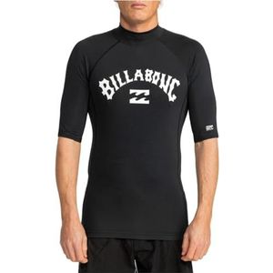 Billabong Lycra met korte mouwen, Zwart, XXL