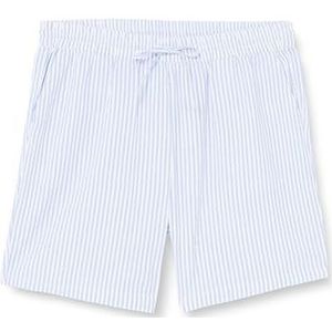 PIECES Pcsally Hw Loose String Noos Qx Shorts voor dames, Cloud Dancer/Stripes: hydrangea, 52