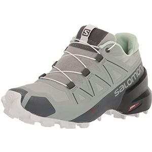 SALOMON Trail Loopschoen SPEEDCROSS 5 dames , Wrought Iron / Spray / White , 39 1/3 EU