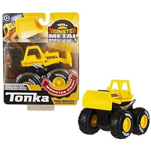 Tonka 06154 Monster Metal Movers Front Loader, Workable Die-Cast Trucks for Boys and Girls, 3' Kids Construction Toys, Monster Vehicle Toys for Creative Play, Toy Trucks for Children Aged 3 +