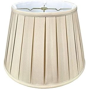 Royal Designs Inc BSO-724-18BG Empire English plissé lampenkap, 27,9 x 45,7 x 30,5 cm, beige