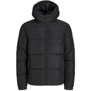 JJ Rebel - JREBREBEL - Gewatteerde Jas - Zwart - Warm Gevoerd