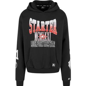 Starter Black Label Mannen hoodie Starter MCMLXXI Hoody Black XXL, zwart, XXL