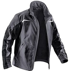 KÜBLER Workwear Kübler Weather Softshelljas, antraciet, maat XS, uniseks werkjas van gemengd weefsel, wind- en waterafstotende softshelljas