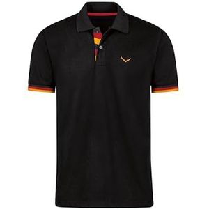 TRIGEMA Poloshirt van Duitsland, zwart, L