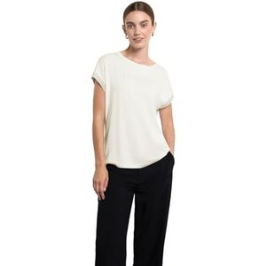 T-shirt met tekst, off-white, 36