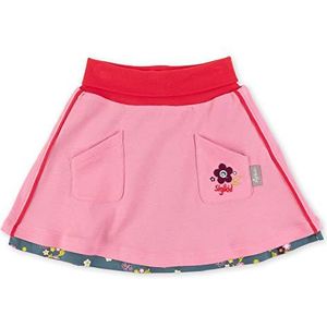 Sigikid Meisjes mini-omkeerbare rok van biologisch katoen rok, blauw/roze, 110 cm