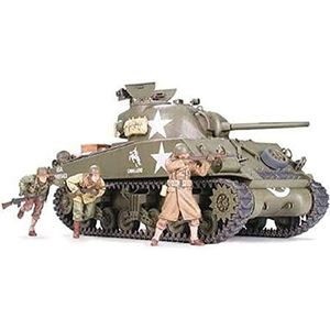 Tamiya 300035250-1:35 WWII US Sherman M4A3 Spä, 75 mm (9), groen