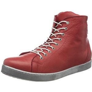 Andrea Conti 347843 Hi-Top Sneakers voor dames, Rood, 43 EU