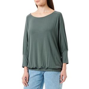 s.Oliver T-shirt voor dames, 3/4 mouw, groen, 42, groen, 42