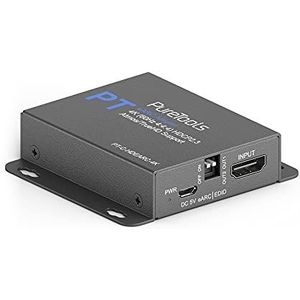 PureTools EARC audio-adapter, splitter en extractor, extraheert Dolby Atmos TrueHD DTS-HD van HDMI 2.1 eARC-apparaten naar oudere audio/video-ontvangers