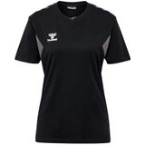 Hummel - Authentic Co T-Shirt - Korte Mouwen - Zwart - Katoen