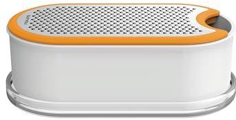 Fiskars Kaasrasp met Opvangbak - Blokrasp RVS - Rasp Incl. Bewaarbak - Vaatwasserbestendig