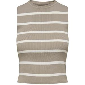 ONLY Gebreide damestop ONLMAJLI gebreid bovenstuk, Simply Taupe 1, XXL