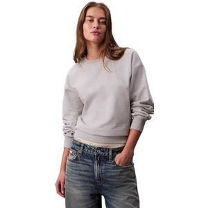 Calvin Klein - Sweatshirt - History Grey Heather - Ronde Hals - Regular Fit