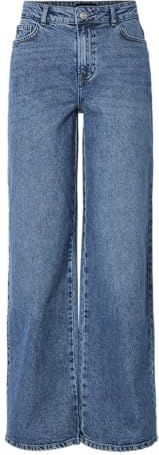 Pieces - Selma Mb New Wide Leg - Hoogzittende Jeans