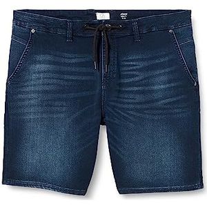 Q/S by s.Oliver Heren Jeans Bermuda, John Regular Fit, Blue, 38, blauw, 38