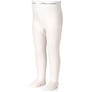 Sterntaler Unisex Geribbeld patroon panty, ecru, 74