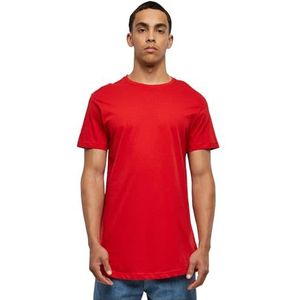 Urban Classics - Shaped Long Heren T-shirt - Rood