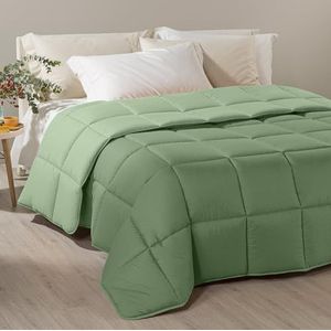 Caleffi - Modern dekbed van 100% polyester, effen, voor Frans bed