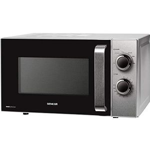 Magnetronoven voor een eenvoudige en snelle opwarming, volume 17 l, 700 W, zilverkleurig