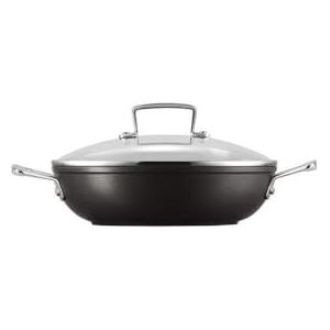 Le Creuset 51107240010502 TNS 24 x 5,95 cm ondiepe braadpan/schaal met glazen deksel, aluminium