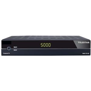 Telestar - MAX T2 HD - DVB-T2 HD-ontvanger - Zwart - Incl. 3 maanden Freenet TV