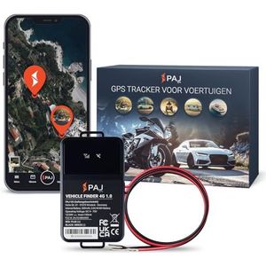 PAJ VEHICLE Finder 1.0 4G - GPS trackervoor auto, motorfiets, vrachtwagens, aanhangers en meer- Directe aansluiting op de accu 10-30 V- Uitstekend anti-diefstal tracking apparaat