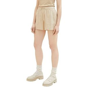 Tom Tailor Denim dames 1036520 bermuda shorts, 31700 - Dusty Sand Beige, XXL