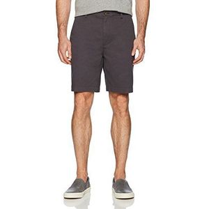 Amazon Essentials Men's Korte broek met binnenbeenlengte van 23 cm en klassieke pasvorm, Grijs, 36