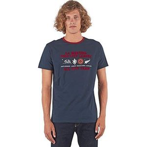 La Martina Man T-Shirt S/Sleeves Cotton J heren tanktop, Blauw (navy 07017), 3XL