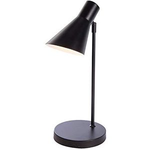 Project armatuur, metalen bureaulamp, 25 W, zwart, L L 18 x H 46 cm