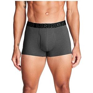 Under Armour Men's 3-Pack Performance Cotton Trunks, Boxer Briefs with 3"" Inseam, All-Day Comfort