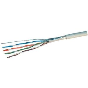 Ligawo 1015010 patchkabel Cat5e FTP, 10 m grijs