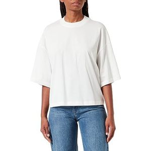 s.Oliver T-shirt voor dames, korte mouwen, wit, maat 46, wit, 46